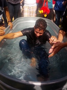 Carlos Ortiz Baptism